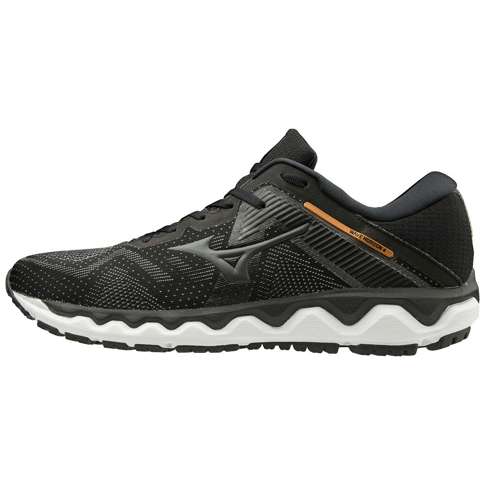 Sapatilhas Running Mizuno Wave Horizon 4 - Homem - Pretas/Cinzentas - EAJBF8430